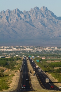 Las Cruces New Mexico View of Organ Mountains